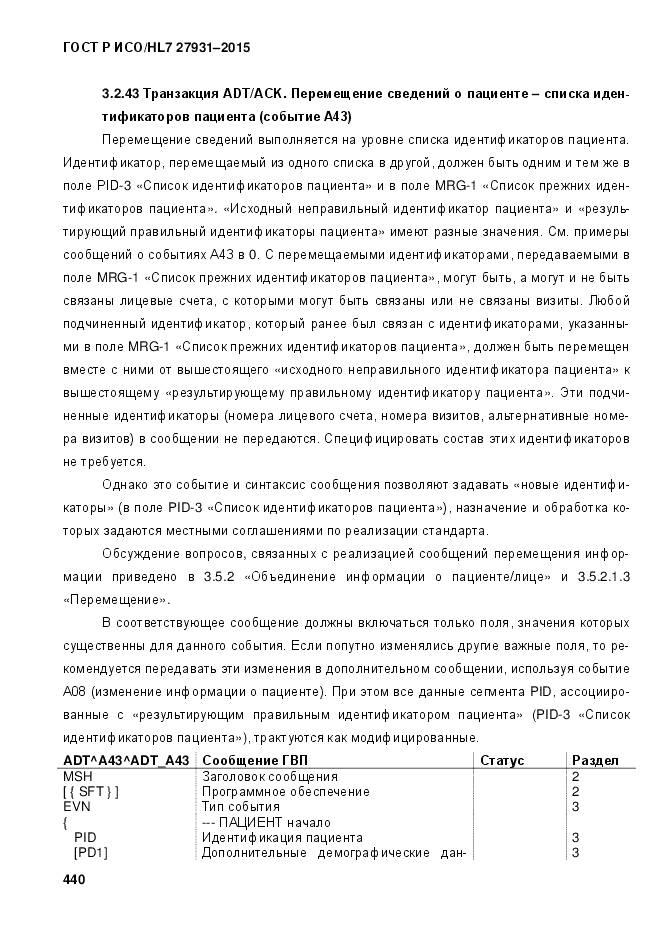 ГОСТ Р ИСО/HL 7 27931-2015, страница 447